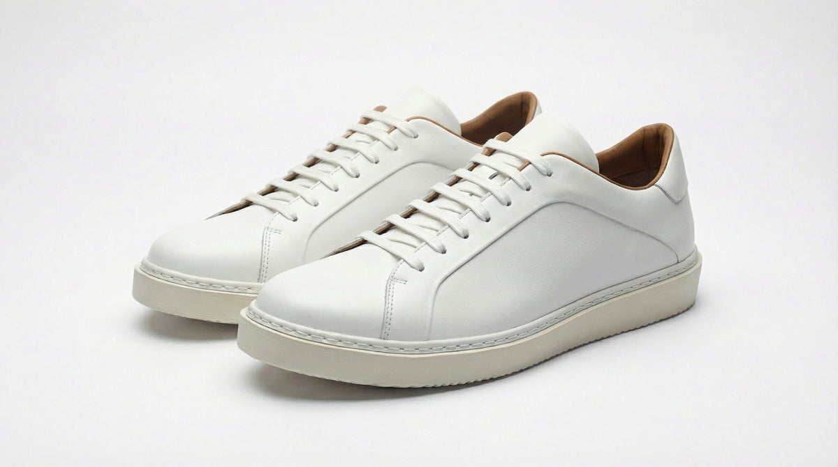 BOMA - Sneakers En Cuir Blanc