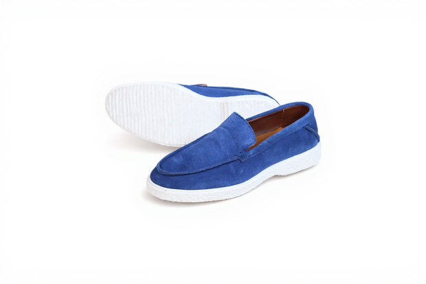 Civi - Chaussure en daim bleu ciel