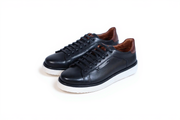 Kong - Sneakers En Cuir Noir