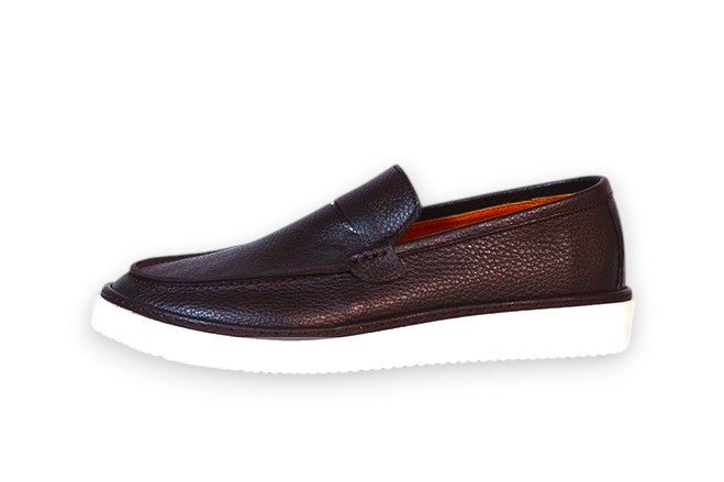 Rinco - Mocassin En Cuir Marron
