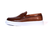 Foul - Mocassin En Cuir Marron