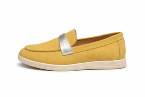 RIZA - Mocassins En Daim Moutarde